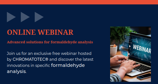 WEBINAR : Advanced solutions for formaldehyde analysis